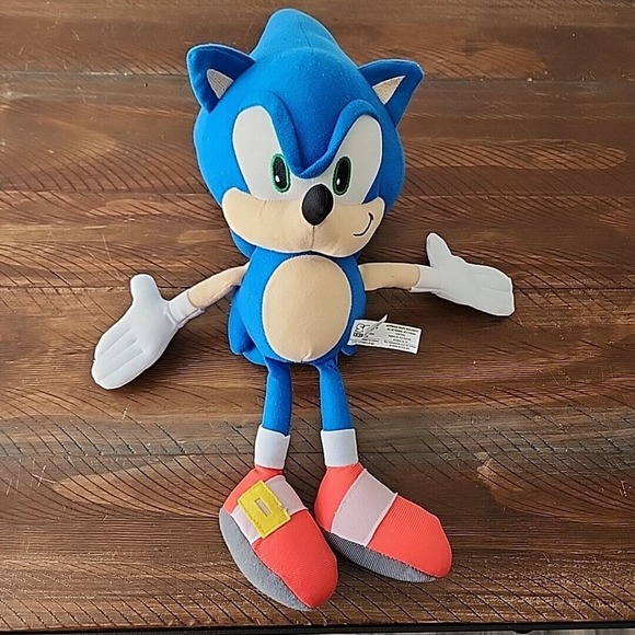 Sonic The Hedgehog Classic Sonic Plush Toy 20" Nanco Sega - Picture 1 of 4